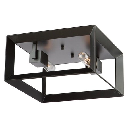 Artcraft Vineyard 2 Light Matte Black Chandelier AC10063